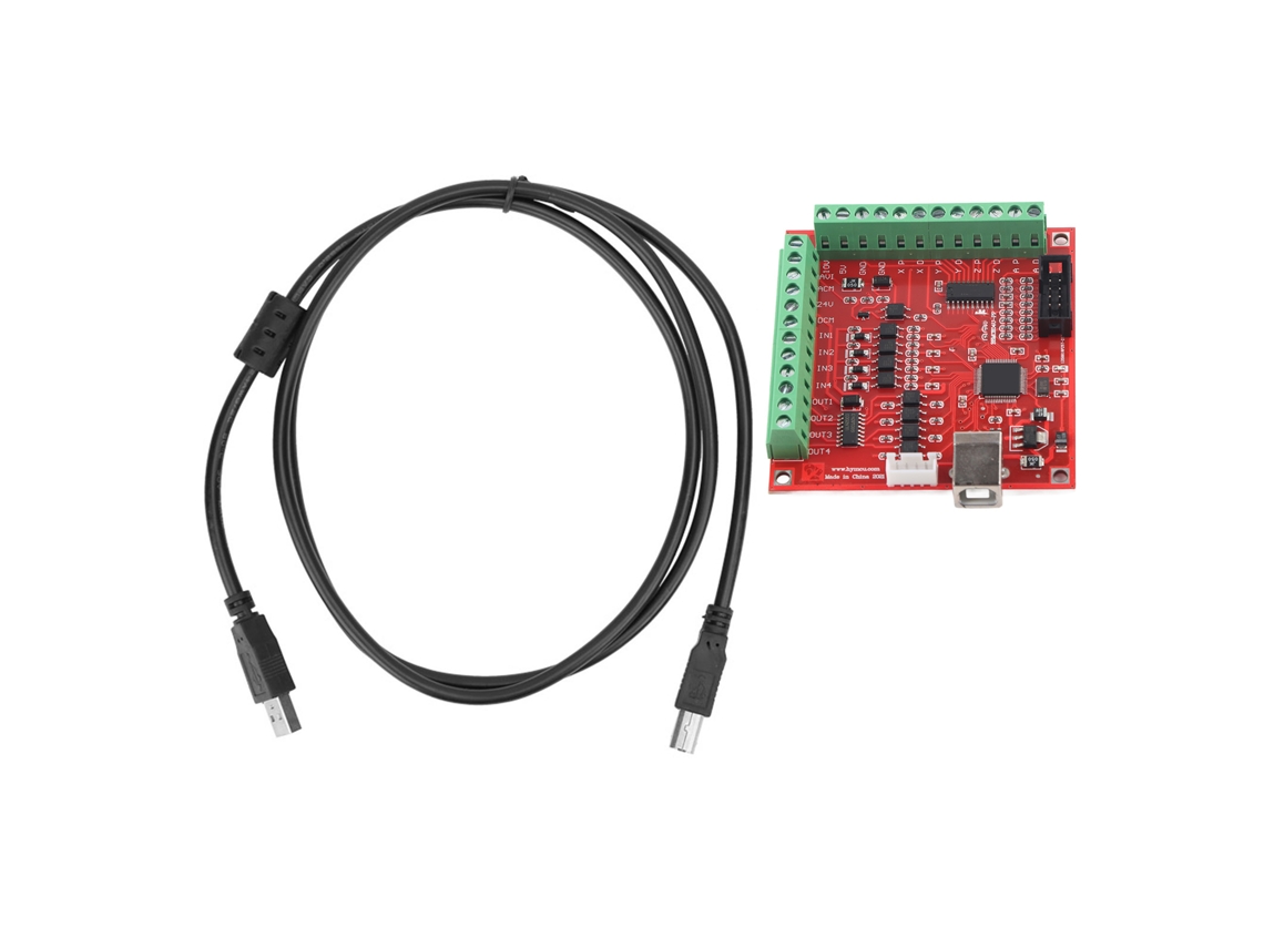 Placa De Saída Cnc Usb Mach3 100khz Para Motor De Passo E Servo Drive Controlador De Movimento