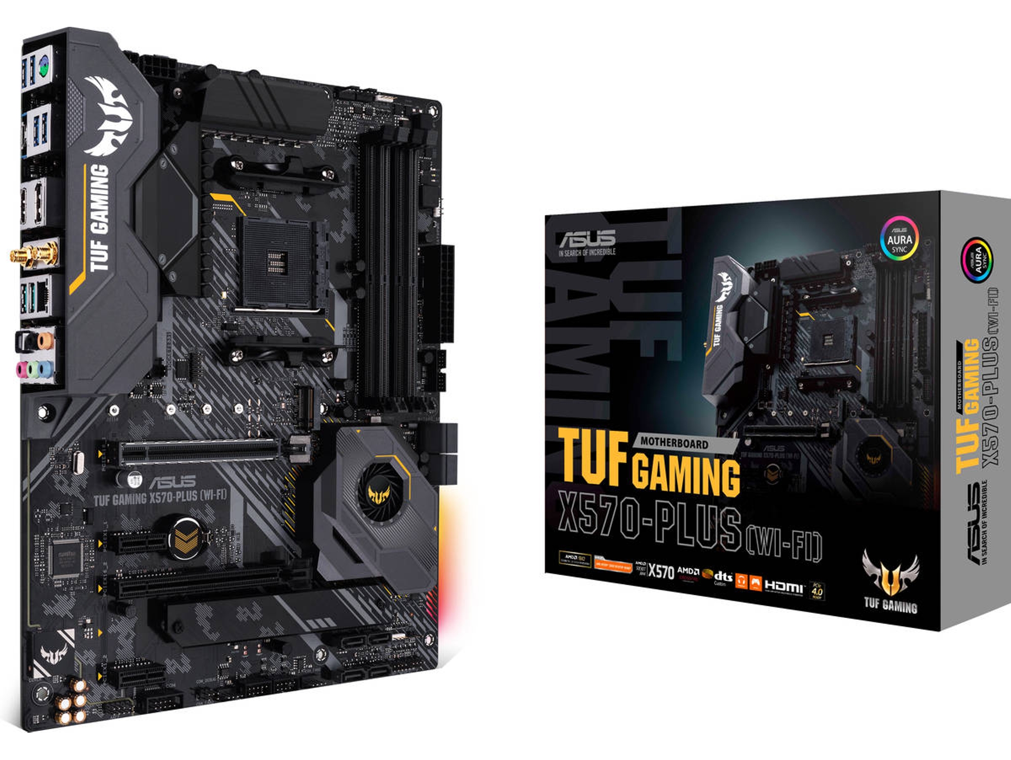 Placa Base ASUS TUF GAMING X570-PLUS (WI-FI) (Socket AM4 - AMD X570 - ATX)