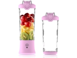 Licuadora Portátil 20oz Usb C Recargable Pequeño Exprimidor De Frutas Sin Bpa Para Cocina Viaje Deportes Comida Para Bebé Gusshious Púrpura
