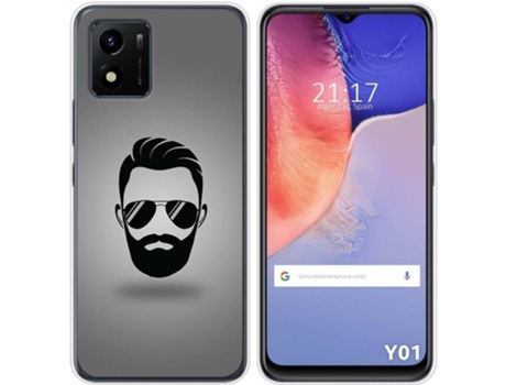 Carcasa Vivo Y01 TUMUNDOSMARTPHONE Dibujos Barba Multicolor