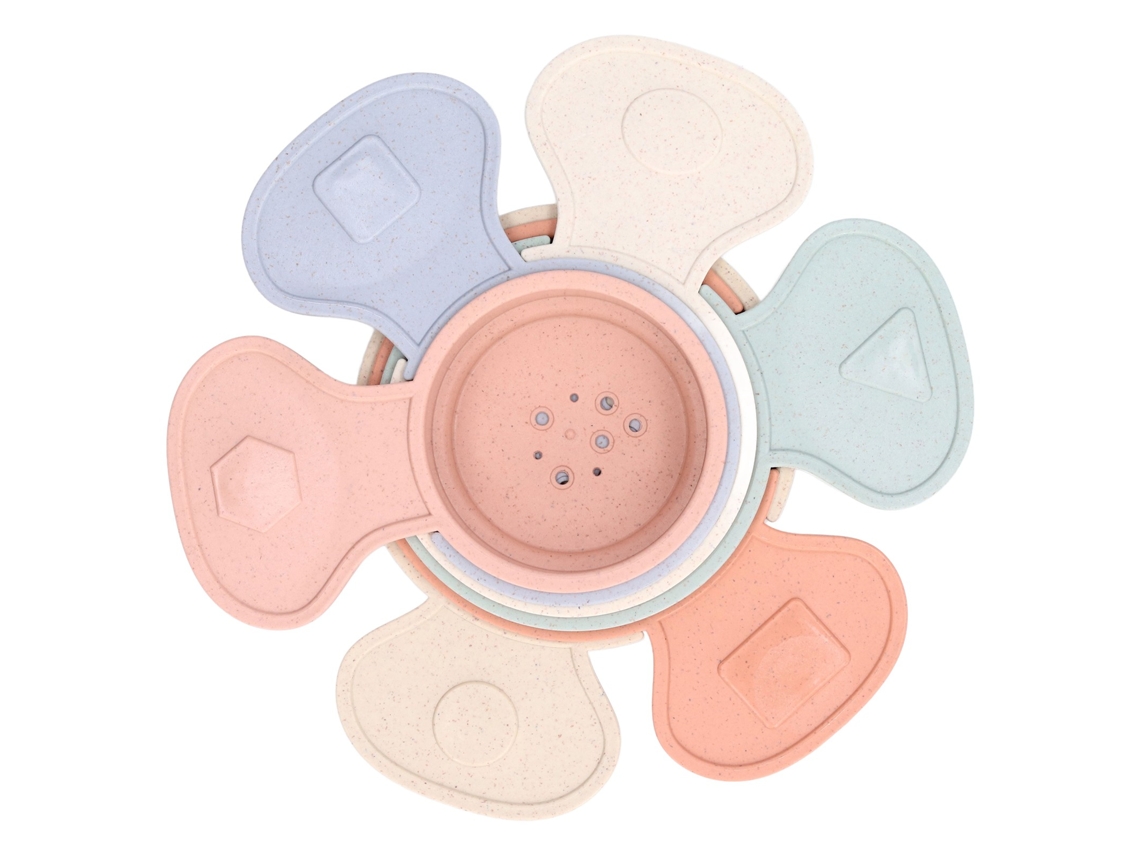 Brinquedo Educativo Xícara De Empilhamento Abs Para Bebê 6m+ Brinquedo De Banho Cute