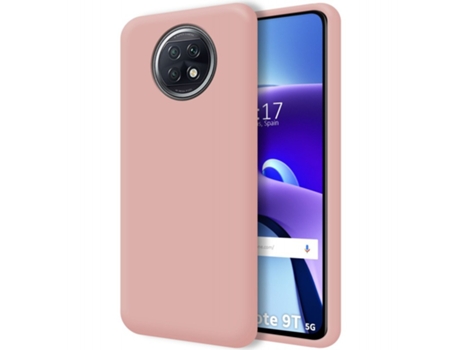 Carcasa Xiaomi Redmi Note 9T 5G TUMUNDOSMARTPHONE Silicona Líquida Rosa
