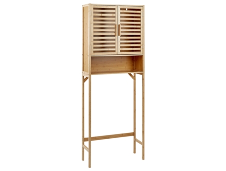 Mueble de Baño BELIANI Okarche de Madera de Bambú Madera Clara 63X25X167