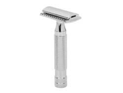 Cortador De Barba Manual De Borde Doble Con Mango Seguro Para Hombres