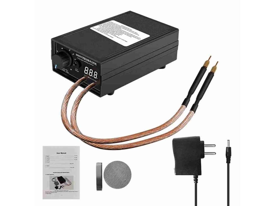 Máquina De Soldadura Por Puntos Inteligente De Alta Potencia De 8000 W Con Control De Salida Y Pantalla Digital.
