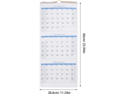 Calendario De Pared, Visualización Mensual Por Página