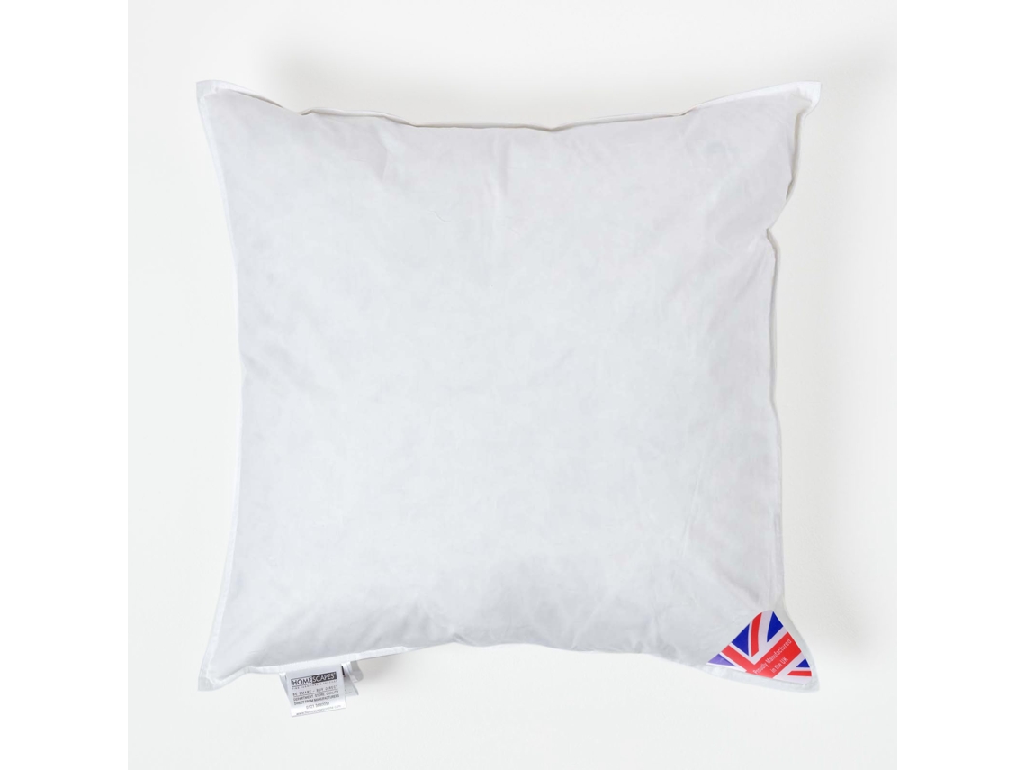 Homescapes Duck Down Cushion Pad 55 X 55 Cm