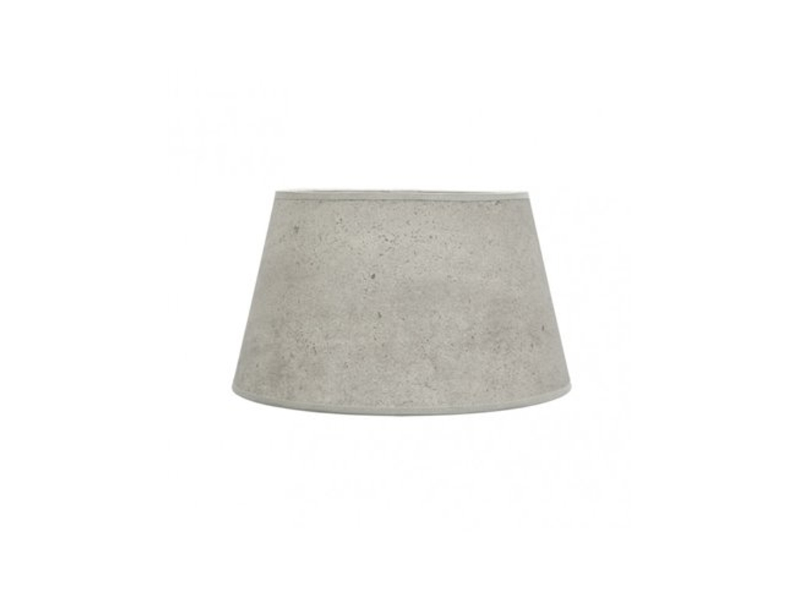 Pantalla Salma E27 Cemento Gris 40dx30dx25h Conica Abierta