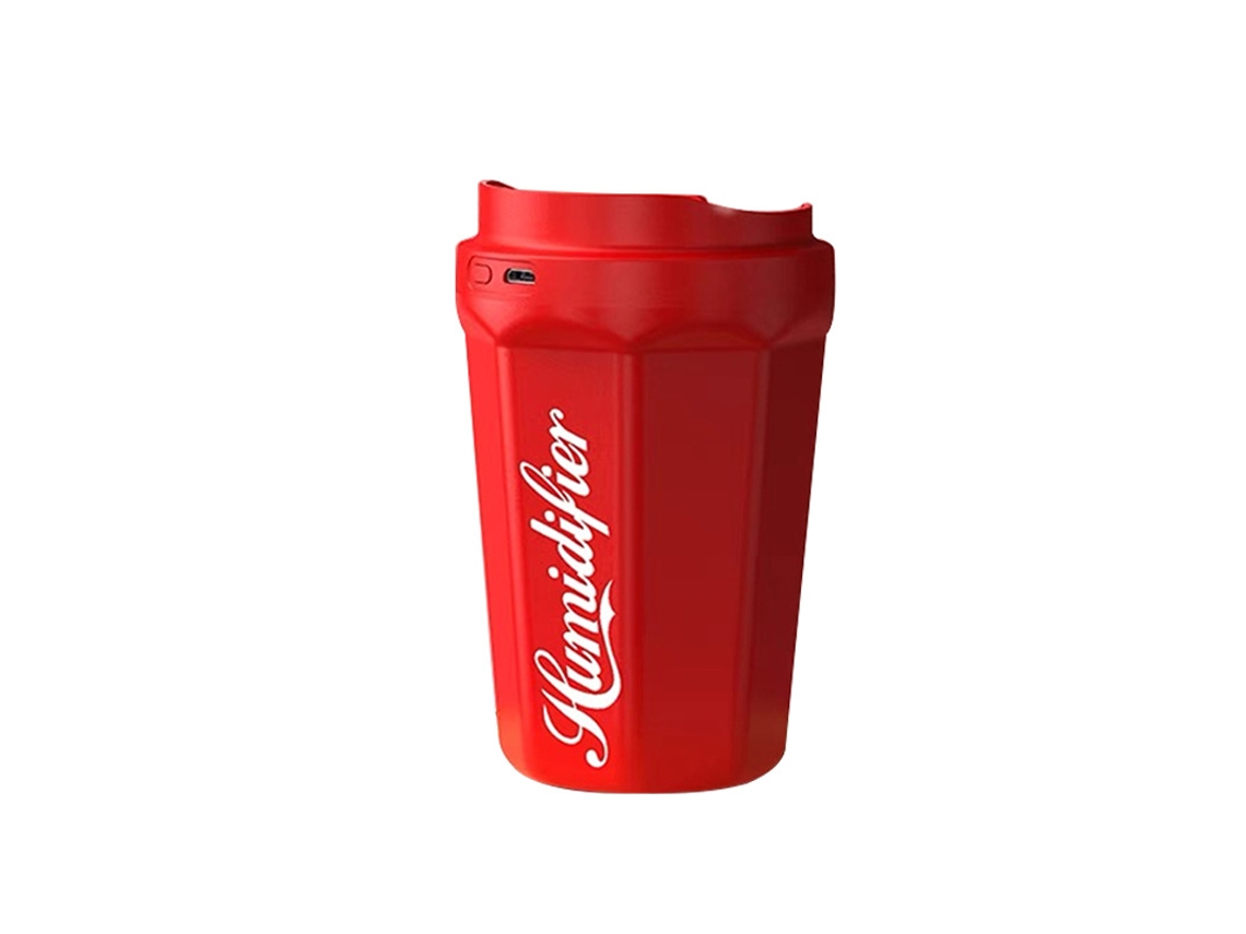 Humidificador de taza de cola, minipulverizador silencioso de agua para el hogar, humidificador de mesa con USB de gran volumen