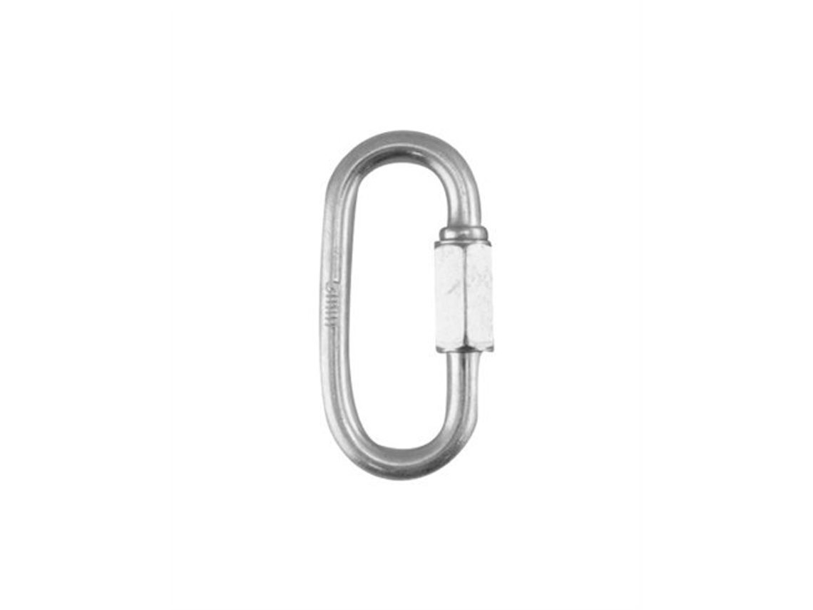 Empalme de cadena galvanizado, 10 piezas (c 48 mm) (a 23 mm) (b 7 mm) Gibalto (d 5 mm)