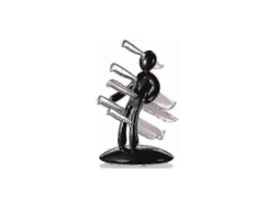 Almacenamiento de cuchillos de acero inoxidable para cocinas modernas