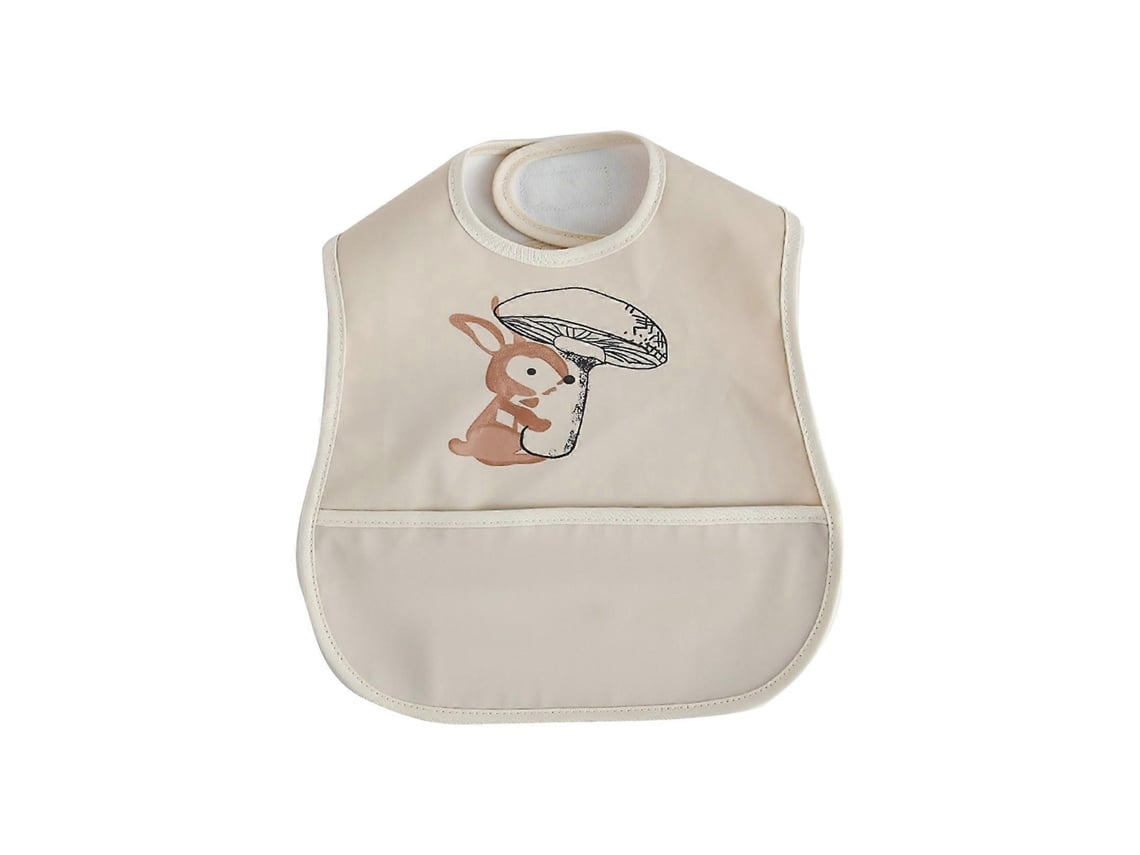 Babero de PU invertido para niños, suave, impermeable, para alimentación, resistente a la suciedad, para alimentación complementaria de bebés, estilo paraguas.