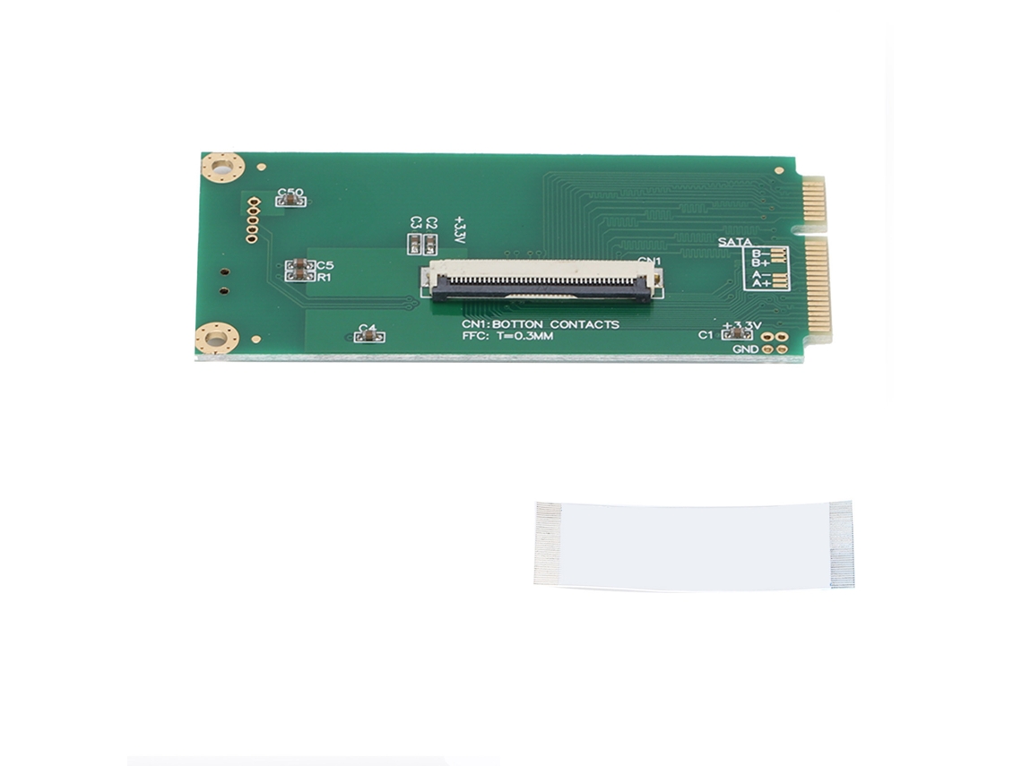 Tarjeta Adaptadora Pci E A Tarjeta De Transferencia Zif Para Disco Duro De Portátil De 1.8 Pulgadas