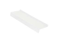 Soporte inclinado para teclado de computadora de acrílico con borde frontal bajo y acabado pulido, soporte transparente para teclado de taller