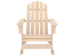 Maison Exclusive - Mecedora Adirondack para jardín, abeto macizo