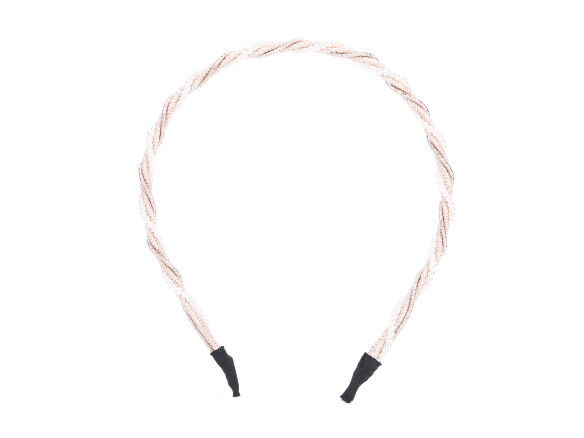 Tiara De Moda Para Mujer Con Eslabón De Aleación Ligero Para Bodas/fiestas - Rosa