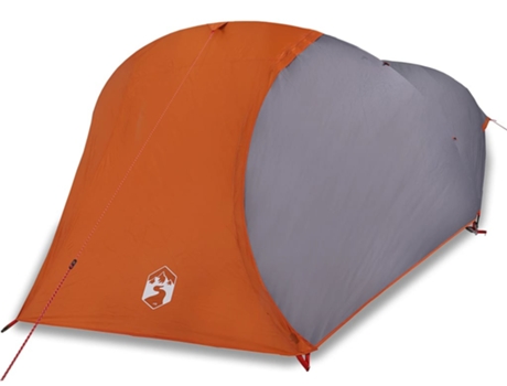 Tienda de campaña iglú para 4 personas VIDAXL impermeable naranja