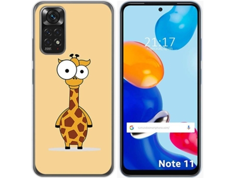 Carcasa Xiaomi Redmi Note 11 TUMUNDOSMARTPHONE Dibujos Jirafa Multicolor