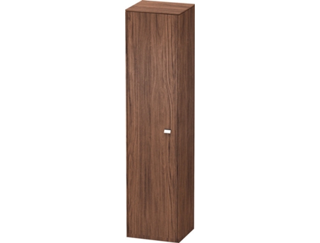 Armario DURAVIT Brioso alto 177,0x42,0x36,0 cm 1 puerta abatible a la izquierda 1 balda de madera 3 baldas de cristal