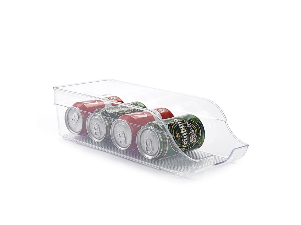 Organizador METALTEX De Frigorífico Transparente Para Latas 355X15X10 Cm Nº 13