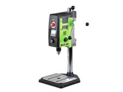 Taladro de columna, potencia de entrada de 800 W, velocidad sin carga de 2500 RPM, diámetro máximo de perforación de 13 mm, voltaje nominal de 220 V