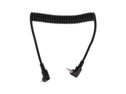 Cable De Sincronización De Flash 2.5mm Macho A Macho, Cable Enrollado Para Cámara Olympus Em Series Dslr