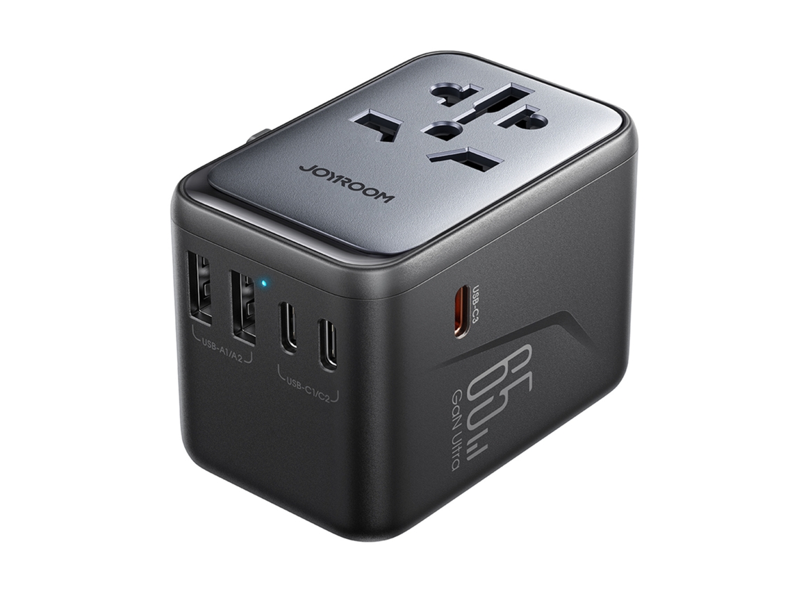Adaptador Viaje Universal Jr Compatible Europa Ee Uu Japón Australia Reino Joyroom Multicolor