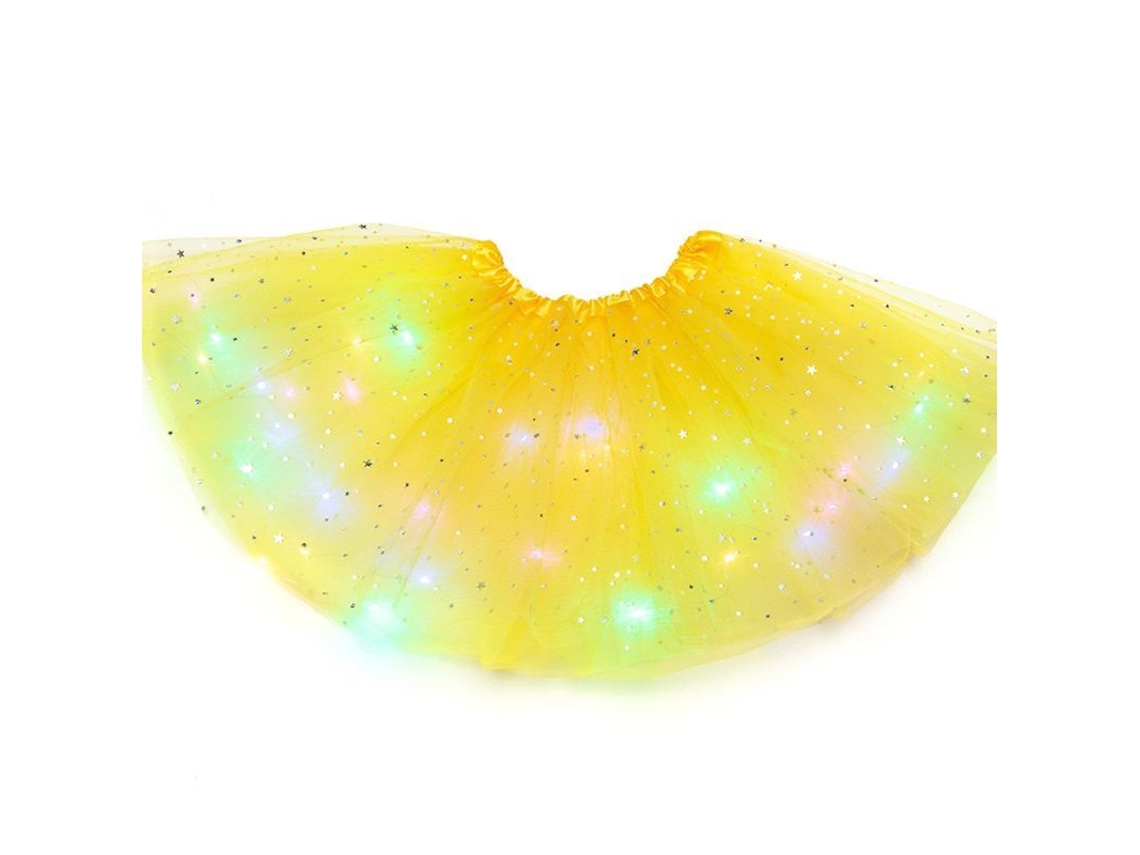 2026-falda Tutu Con Luz Led Para Niñas, Vestido De Ballet Princesa Para Fiesta Y Disfraces
