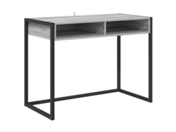 Escritorio Sonoma Gris | Escritorio de escritura 100 x 50 x 75 cm Madera procesada
