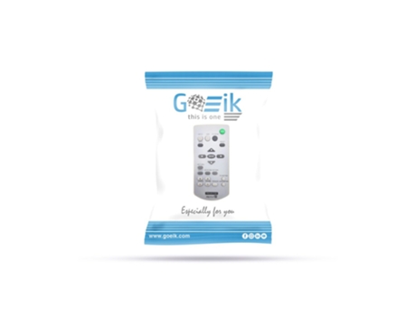 Mando a distancia para proyectores Sony RM-PJ6, RM-PJ7, VPL-EX7, VPL-ES1 - GOEIK BY PC GO- Negro