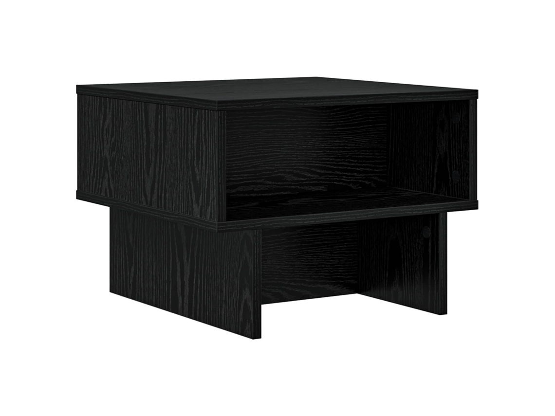 Mesa de centro HARLANV1 en roble negro, 48x46x35 cm.