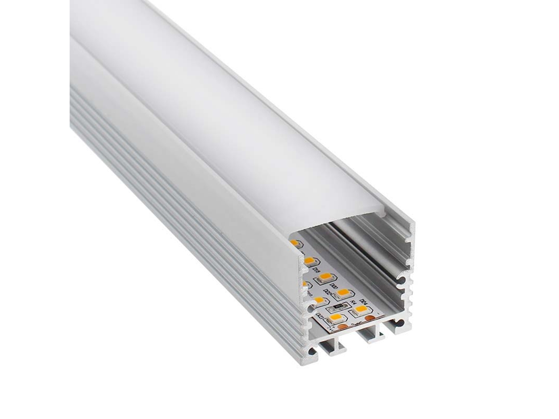 Perfil Aluminio Vart Suspend Para Tiras Led Metro LEDBOX