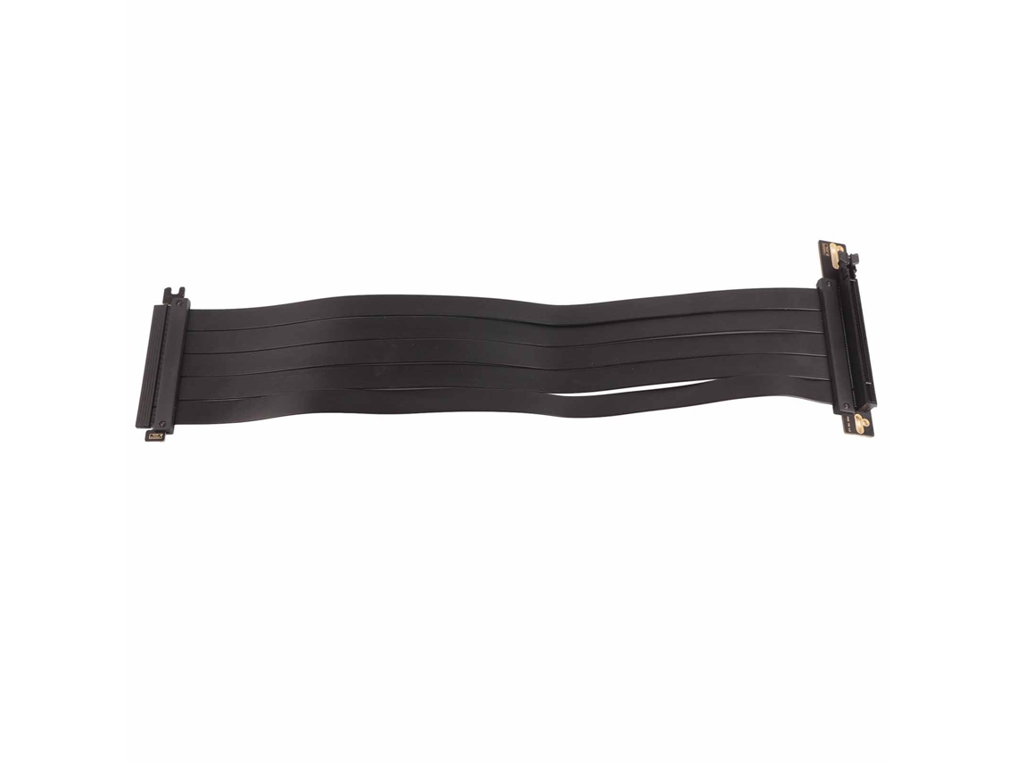 Cabo Riser Pcie 4.0 X16 Flexível De Alta Velocidade Com Ângulo De 90 Graus Para Placa De Vídeo 40cm