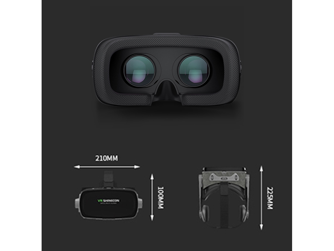 Auriculares De Realidad Virtual (auriculares Estéreo Integrados, Compatible Con Protección Ocular) Shinecon G07e Auriculares De Realidad Virtual