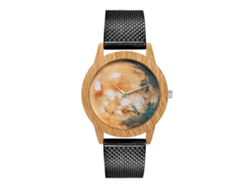 Reloj De Cuarzo Para Hombre Y Mujer Con Correa De Silicona Casual Y Negra