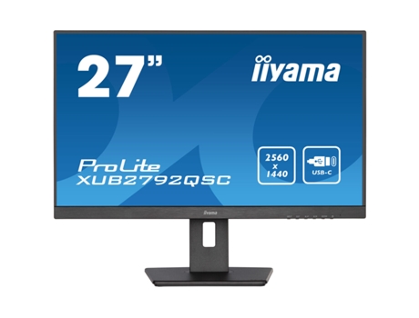Monitor IIYAMA ProLite (Negro - LED - IPS - Flicker free - 27 - Wide Quad HD - 4 ms)