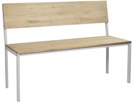 Banco BOX FURNITURE 41 Icub Blanco (Madera, Metal - 50x100x86 cm)