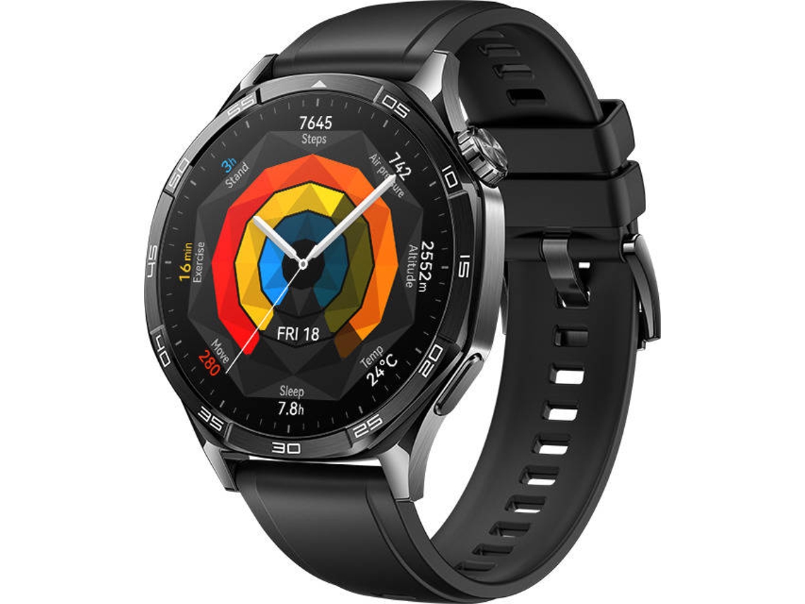 Smartwatch HUAWEI Watch GT5 (1,43'' - Bluetooth - Autonomía hasta 14 días - 46 mm - Negro)