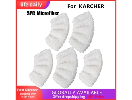 5X para Karcher Sc2 Sc3 Sc4 Sc5 Limpiador a vapor paño de felpa herramienta de mano almohadillas de limpieza herramienta de limpieza de máquinas de...