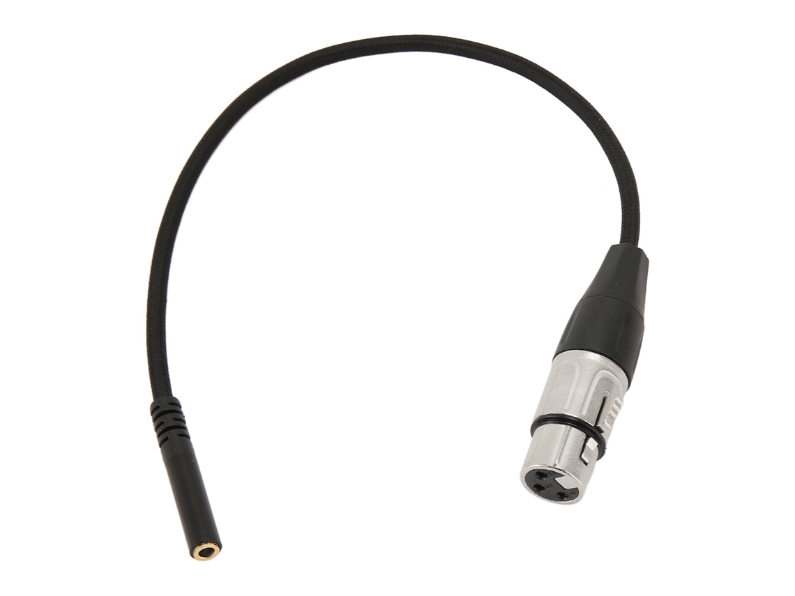 Cable Adaptador Balanceado De 1/8 De Pulgada A Xlr Hembra Para Micrófono Estéreo Con Conector Mini De 3,5 Mm
