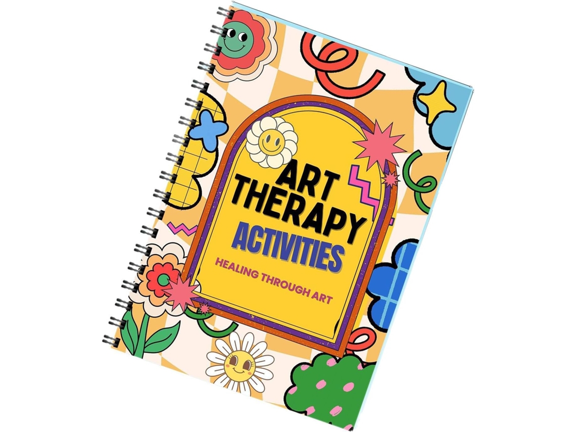 Libro De Ejercicios Terapéuticos Encuadernado En Espiral Para La Salud Mental, Diario De Pensamientos,