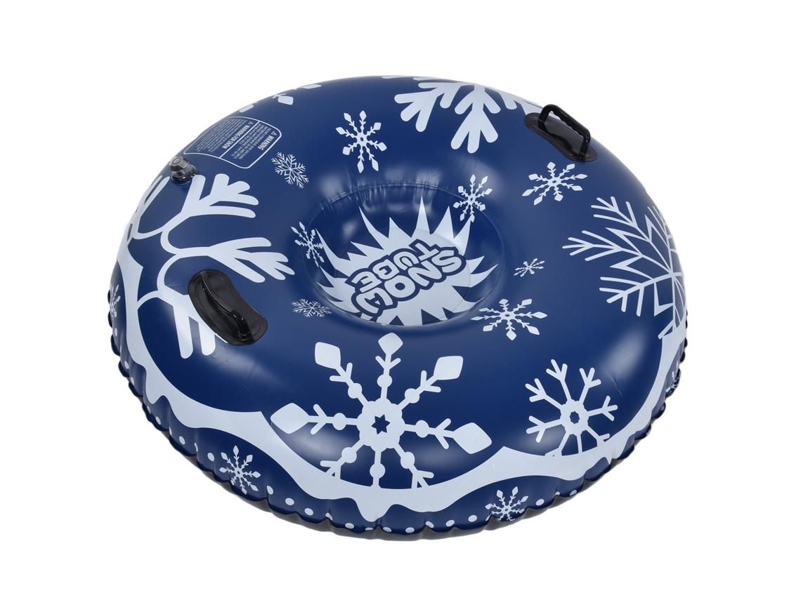 Círculo de esquí inflable de invierno de PVC con asa