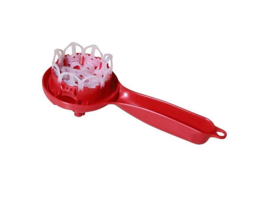 Máquina de café para máquina de café de 57 59 mm, cabezal de preparación, cepillo limpio, cepillos para máquina de café de silicona espresso, tipo café, rojo