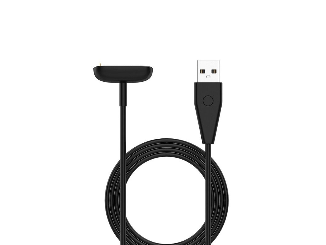 Cable De Carga Usb Magnético Con Botón De Reinicio Para El Reloj Inteligente Fitbit Luxe, Longitud: 1 M.