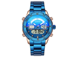 Reloj Deportivo Para Hombre (azul), Reloj Digital Resistente Al Agua