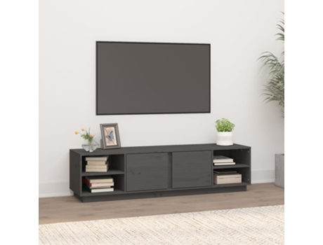 Mueble De Tv VIDAXL Gris Madera (156x40x40 cm)