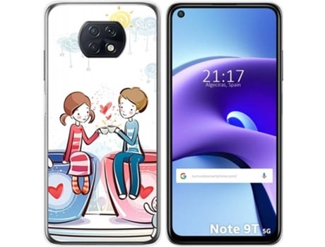 Carcasa Xiaomi Redmi Note 9T 5G TUMUNDOSMARTPHONE Café Multicolor