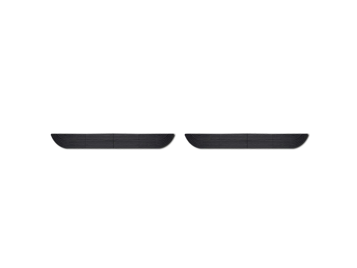 2x Step Ramp Climbing Mat Spare Supports 1.5-1.9cm Threshold Applied To Most Sweeping Robots On The Market Black