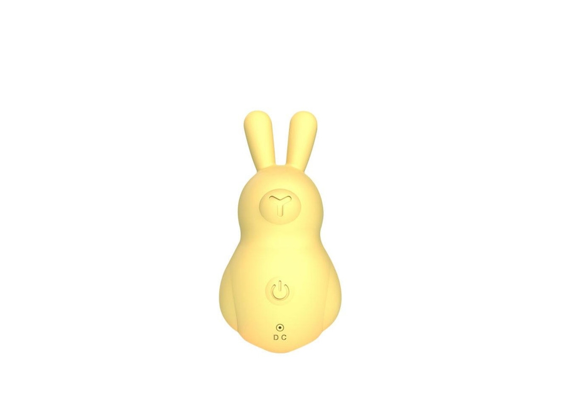 Vibrador De Masaje De Silicona Recargable Usb Con 10 Modos De Vibracin Para Mujeres (amarillo) Yizhood