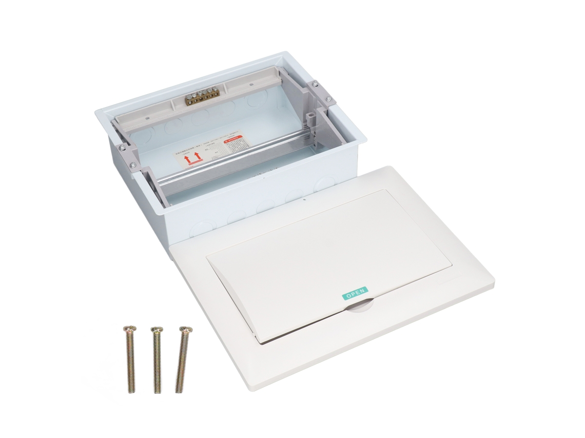 2026-caja De Distribución De 12 Vías Con Protección De Disyuntor Montaje Oculto Din Rail